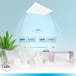 Pannello Led da incasso bianco Luena 40W 4400Lm 6000K 275x1175 mm (GSC 203400034) - Product Image 2