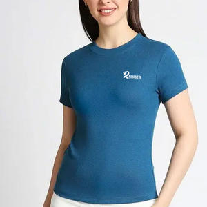 Camiseta de secado rápido para mujer, camiseta para correr, entrenamiento, Fitness, gimnasio, tela transpirable, camisetas ligeras para mujer - Product Image 6