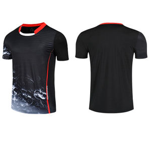 Camisas de hombre de poliéster de alta calidad camisetas de sublimación transpirables para hombre logotipo personalizado de poliéster 100% al por mayor logotipo personalizado OEM - Product Image 2