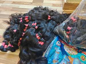 Cabello humano a granel sin procesar para un trenzado y tejido sin costuras con hebras gruesas y suaves y volumen y brillo de larga duración - Product Image 3