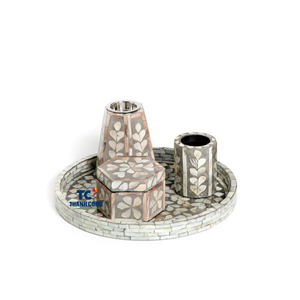 ชุดเครื่องเขียนธูปไม้ถูมือพร้อมแม่ของไข่มุกและของขวัญอะคริลิคจากเวียดนามมาใหม่2025 - Product Image 1