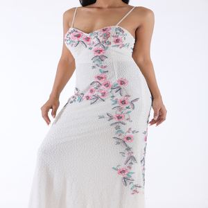 Robe de soirée pour femmes de haute couture |   Robe sirène élégante moulante avec traîne pour galas et événements haut de gamme |   Fournisseur indien - Product Image 5