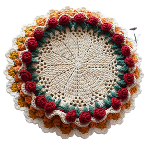 Posavasos de Tulipán Amigurumi Floral Tejido a Mano, Aislante, Regalo de Navidad y Boda, Mantel Creativo, Cojín para Bebidas - Product Image 2