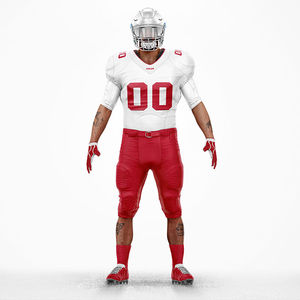 Uniformes de fútbol americano con logotipo personalizado de alta calidad, ropa deportiva transpirable de secado rápido para hombre para verano - Product Image 3