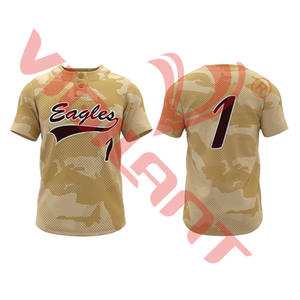 Ensemble d'uniformes de baseball personnalisables 100% polyester pour jeunes, respirants grande taille, toutes couleurs avec logo OEM - Product Image 1