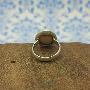 แหวนเงินแท้925ไข่มุกน้ำจืดน้ำหนักเบาแหวนโบโฮสำหรับช่างฝีมือครบรอบ - Product Image 2