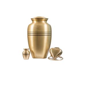 Venta caliente Metal Aluminio Cenizas adultas Urna de cremación Tallada a mano Estilo americano Servicios funerarios Tamaño personalizado Forma - Product Image 3