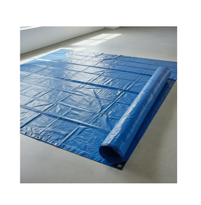 Bâche en HDPE de qualité moyenne, imperméable, stabilisée aux UV, 150 GSM, pour la protection extérieure dans la construction, l'agriculture et le stockage - Product Image 4