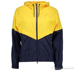 Chaquetas cortavientos de bloque de color Chaquetas Anorak impermeables de nailon/poliéster para mujer Chaquetas Anorak personalizadas de nailon con cremallera - Product Image 1