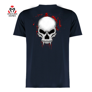 T-shirt décontracté pour homme noir, doux, respirant, à séchage rapide, uni, col rond, manches courtes, 100% coton, été, fitness, nouveau modèle 2023 - Product Image 2