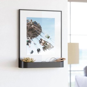 Miroir élégant à cadre en métal noir pour décoration murale contemporaine et décoration intérieure du salon - Product Image 1