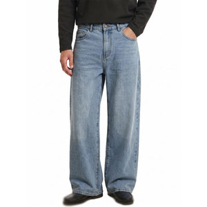 Jeans de travail surdimensionnés pour hommes, pantalons à jambes larges, mode, fournisseur en gros OEM ODM - Product Image 1