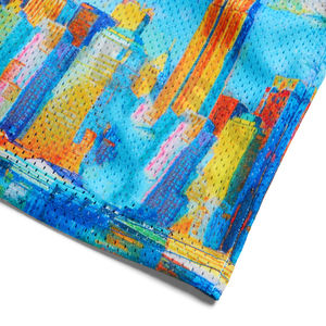 Transpirable OEM verano logotipo personalizado de alta calidad baloncesto poliéster gimnasio entrenamiento sublimación bolsillo hombres malla pantalones cortos - Product Image 4