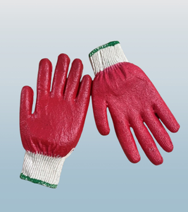 Gants enduits de caoutchouc vietnamien Gants de travail de sécurité antidérapants anti-coupure avec coton réutilisable semi-enduit de latex pour le jardinage - Product Image 3