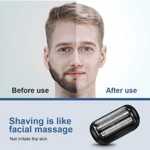 2 cabezales de repuesto para afeitadora eléctrica de doble cuchilla, compatibles con varios modelos, para afeitado facial, características de la afeitadora rotativa - Product Image 4