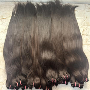 Trama de máquina India recta, cabello humano Natural de un solo dibujo, paquetes de 100g, extensión virgen Remy de origen templo, venta al por mayor - Product Image 5