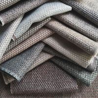 Tissu d'ameublement en polyester/coton Ripstop aspect lin, vente en gros d'usine, pour canapés, meubles, rideaux, oreillers, sacs et artisanat