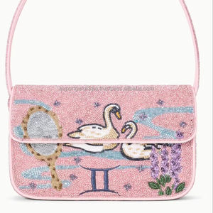 Sacs à main en coton perlé faits à la main de style bohème pour femmes indiennes, sacs messagers du zodiaque, sacs de soirée, sacs de shopping, vente en gros - Product Image 1