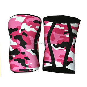 7 mm Thick Neoprene <b>Knee</b> <b>Braces</b> Printed Compression <b>Support</b> for Weightlifting and Cross Training Soft <b>Knee</b> Sleeves - Product Image 4