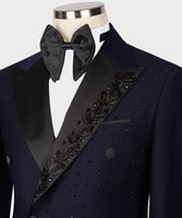 Blazer Jeune Homme de Haute Qualité Coupe Slim Grande Taille, Costume d'Affaires Élégant pour Mariage