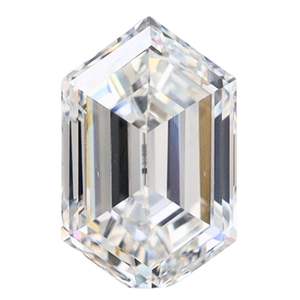 Diamante Hexagonal de Laboratorio de 1 Quilate, Corte Hexagonal, Claridad VS2, Color F, Certificado IGI - Product Image 2