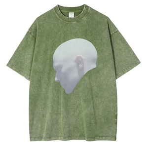 2025 camiseta informal de alta calidad para hombre, equipo de Metal, estampado sólido, cuello redondo, manga corta, 100% algodón, transpirable ecológico - Product Image 2