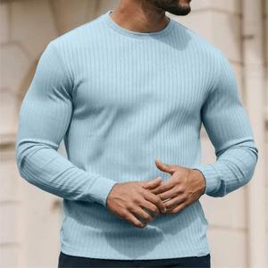 Sweat-shirt pour homme à col rond, coupe classique, doublé en polaire, 100% coton, coton lourd, vente en gros ODM, hiver 2025 - Product Image 6