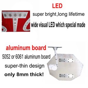 Panneau STOP solaire OWLEYE octogonal ultra-fin en aluminium de 8 mm, LED 240H, clignotant, portée de 1000 m, IP66, zone scolaire, <span class=keywords><strong>intersection</strong></span>, sécurité routière - Product Image 5