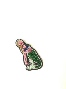 High-End Custom YC Animal Patches 3D Fabric Embroidered <b>Pin</b>-On Clothing Signature Backpack Patches - Product Image 3