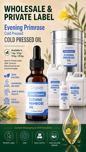 Aceite Portador Puro de Onagra (Oenothera Biennis) Prensado en Frío al por Mayor para Cosméticos, Etiqueta Privada, Cuidado Facial y de la Piel, OEM ODM - Product Image 3