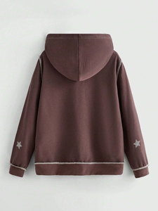 Fabricants de vêtements, sweat-shirt à strass lourd, streetwear, logo personnalisé, sweat-shirt à strass unisexe surdimensionné - Product Image 2