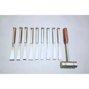 Surgiright Manual alemán instrumento quirúrgico ortopédico Stille Osteotome hueso cincel mango de fibra CE ISO aprobado 10 PCS paquete - Product Image 2