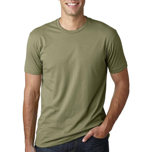 Camiseta de Hombre de Primera Calidad 100% Algodón, Color Sólido, Corte Regular, Talla Grande, Transpirable, Secado Rápido, Logotipo Personalizado, Lisa - Product Image 3