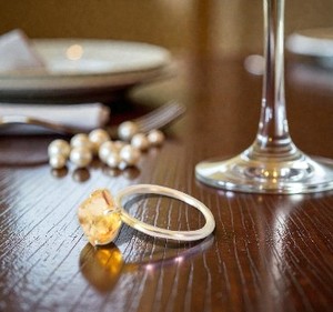 แหวนพลอยซิทรีนสีเงินสเตอร์ลิงสำหรับเด็กผู้หญิงขนาด6สำหรับเป็นของขวัญปีใหม่วง925 - Product Image 2