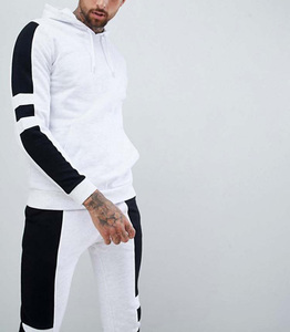 Survêtement 100% coton et options de taille plus écologiques Survêtements Logo personnalisé en gros Ensemble 2 pièces Sweat-shirt à manches longues - Product Image 6