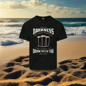 T-shirts pour hommes en microfibre légers, à séchage rapide, respirants, doux, décontractés, avec impression de lettres, pour la salle de sport, la course à pied, les sports, le quotidien - Product Image 1