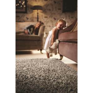 Alfombra de Lana de Pelo Largo Gris Medio Imperial, Alfombras y Juegos de Alfombras - Product Image 2