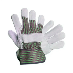 NUEVO OEM con MOQ bajo Hombres y mujeres Guantes de trabajo de cuero de vaca de seguridad Antideslizante e ignífugo para construcción y soldadura - Product Image 2