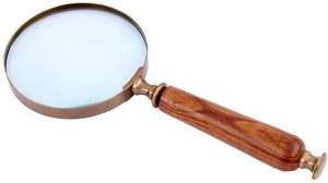 Handmade Portable Reading Optical Magnifier with Light Handheld Handheld Magnifying <b>Glass</b> for Reading - Product Image 3