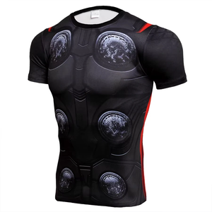 Camiseta de MMA, Rashguard, Bjj Gi, Impresión 3D, Capitán, Transpirable, Camisetas para Hombre, Camiseta de Compresión de MMA, Ropa Deportiva, Tops Deportivos - Product Image 5