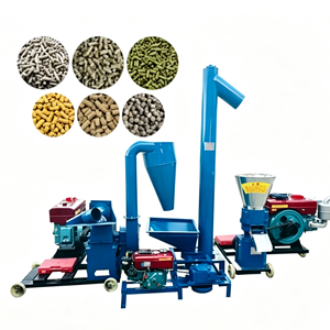 Máquina de fabricación de pellets de alimento para animales Zhengzhou: máquina de procesamiento de alimento para aves de corral y peces flotantes con motor de alta potencia - Product Image 2