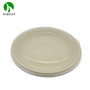 Assiettes rondes jetables pour salade rose, <span class=keywords><strong>Risotto</strong></span>, serviettes et plats à emporter - Product Image 2