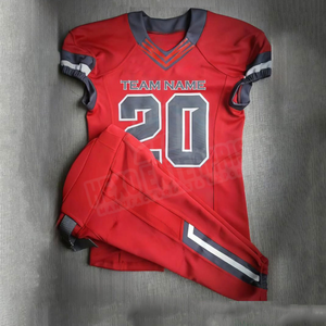 Diseña tu propio uniforme de fútbol americano, venta al por mayor, conjunto de uniformes de fútbol, uniforme de equipo con logotipo impreso personalizado hecho en Pakistán - Product Image 3