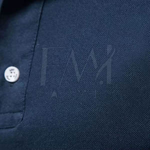 2025 été haut de gamme pour hommes pour T-Shirt polo 100% coton à manches courtes avec étiquettes privées tissu de toile de couleur unie - Product Image 5