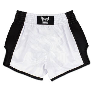 กางเกงขาสั้นแบบระบายอากาศสำหรับมวยไทยกางเกงขาสั้นมวยไทยขาสั้นแบบปรับแต่งได้ - Product Image 1