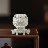 Diffuseur d'arômes en plâtre fait main en forme de lion, coffret cadeau, nouveau style chinois, cadeau pour employés, diffuseur d'huiles essentielles en gypse, pierre aromatique