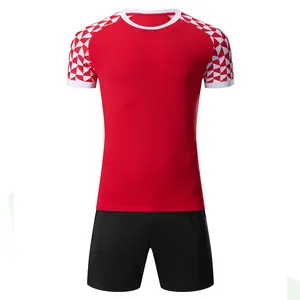 批发最优质足球衫足球队2023新款足球t恤廉价足球服套装