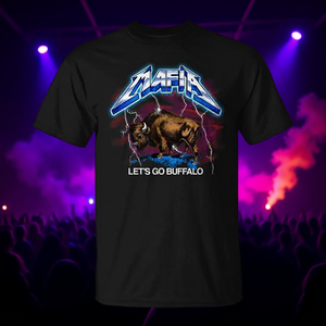 Camiseta para fanáticos de Mafia Retro Rock And Roll Lightning Let's Go Buffalo - Product Image 3