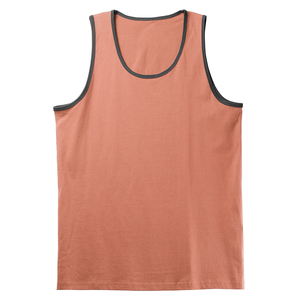 Popular Sleeveless Tank Top Muscle T Shirt Polyester Cotton Feel <b>Singlet</b> Blank Sublimation <b>Men</b> Colorful Summer Tanks OEM - Product Image 1