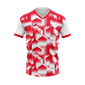 Ropa Deportiva OEM/ODM, Jersey de Fútbol Sublimado para Adultos, Diseño de Logotipo de Club Personalizado, Adhesivo de Transferencia de Calor, 100% Poliéster - Product Image 2